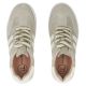 4. Women's leather sneakers on the platform in khaki Filippo DP7512