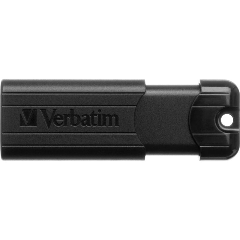 4. Verbatim PinStripe USB Flash Drive 128GB USB Type-A 3.2 Gen 1 (3.1 Gen 1) Black