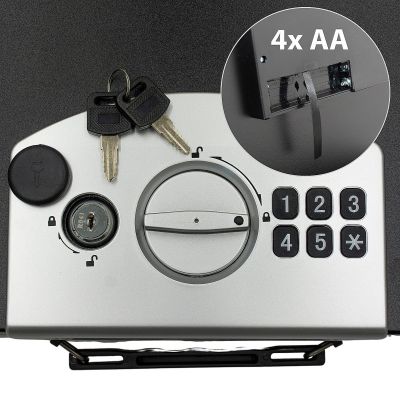 5. SAFE WITH DIGITAL LOCK 32.4x12.7x25.5CM 1068756 SASKA GARDEN