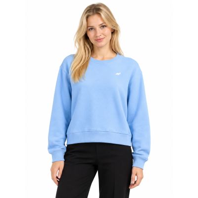 4. Women's round neck open sweatshirt 4F 4FWAW26TSWSF2672-32S