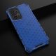 21. Honeycomb case armored cover with a gel frame for Samsung Galaxy A73 blue