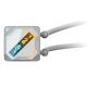 4. GIGABYTE GAMING 240 ICE Processor All-in-One Liquid Cooler 12 cm White