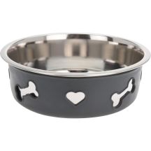 DOG AND CAT BOWL STAINLESS STEEL 21x7CM