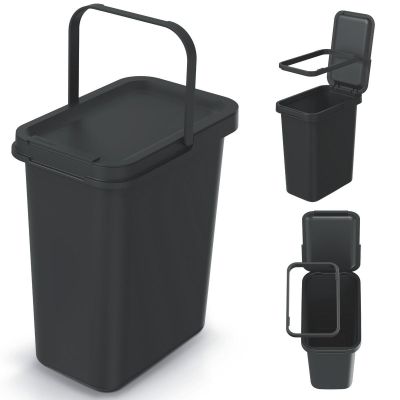 3. WASTE BIN 12 L SYSTEMA SORTIBOX BLACK RECYCLING