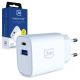 3mk FlowPower 30W 1A1C PD 3.0 QC4+ Wall Charger - White