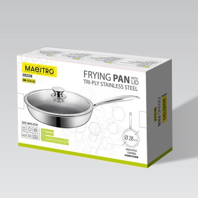 5. Frying pan with lid 28cm MR-1216-28 MAESTRO