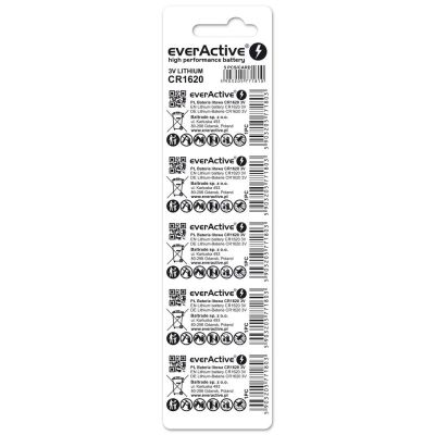 2. EVERACTIVE CR1620 LITHIUM BATTERY BLISTER 5 PCS CR16205BL