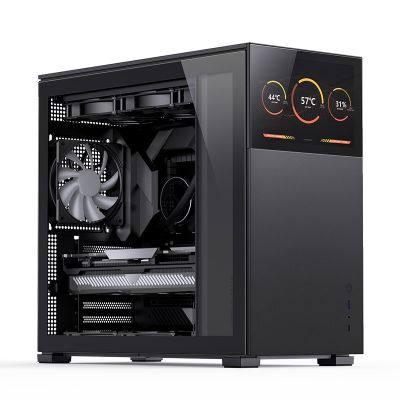 6. Jonsbo D41 Screen ATX Case, Tempered Glass - Black