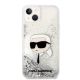 3. Karl Lagerfeld KLHCP14MLNKHCH iPhone 14 Plus 6.7" silver/silver hardcase Glitter Karl Head