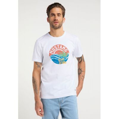 10. Mustang Logo Alex T-shirt M 1009534 2045