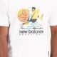 15. New Balance Hoops Cotton Jersey Short Wt M MT31589WT