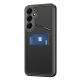 3. Dux Ducis Rafi II Case for Samsung Galaxy S25 with Stand and Wallet - Black