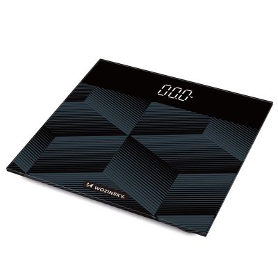 3. Wozinsky WAL-180 Bathroom Scale up to 180 kg Accurate - Black