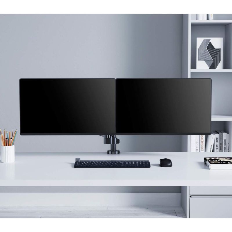 9. MANHATTAN DESK ARM 2X TV LED/LCD 17-32 INCHES