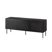 TV cabinet SIENA 150.5x40x60 black matt