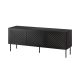 TV cabinet SIENA 150.5x40x60 black matt