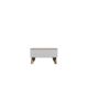 3. LOTTA 110 coffee table, white + sonoma oak