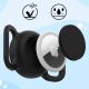 7. AirTag silicone waterproof case for dog or cat collar - black