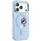 4. Karl Lagerfeld Peekaboo Logo MagSafe case for iPhone 18 Pro / 17 Pro - light blue