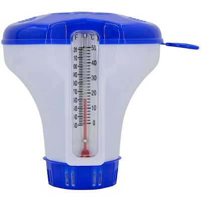 4. THERMOMETER WITH SWIMMING POOL CHEMICAL DISPENSER 12CM 290618