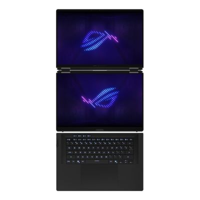 17. ASUS ROG Zephyrus Duo 16 GX651AX-U9322X Ultra 9 386H 2x16.0"3K Touch OLED 120Hz 1100nits AG 32GB LPDDR5X SSD2TB GeForce RTX 5090 24GB Cam1080p + IR 90WHrs W11Pro Aluminum Stellar Gray
