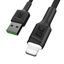 GREEN CELL KABGC05 CABLE GREEN CELL GC RAY USB - LIGHTNING 120CM, WHITE LED, FAST CHARGING