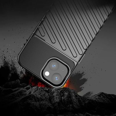 7. Thunder Case Flexible Tough Rugged Cover TPU Case for iPhone 13 mini green