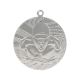 Silver medal - swimming - steel medal
