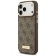 2. Guess 4G Logo Plate MagSafe Case for iPhone 17 Pro Max - Brown