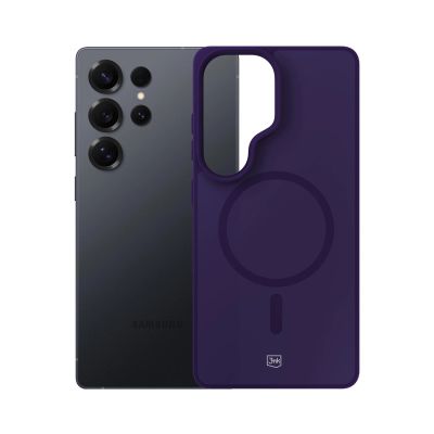 13. 3mk Smoke MagCase for Samsung Galaxy S25 Ultra - Purple-Translucent