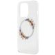 6. Guess IML Flowers Wreatch MagSafe iPhone 15 Pro Max Case - Clear