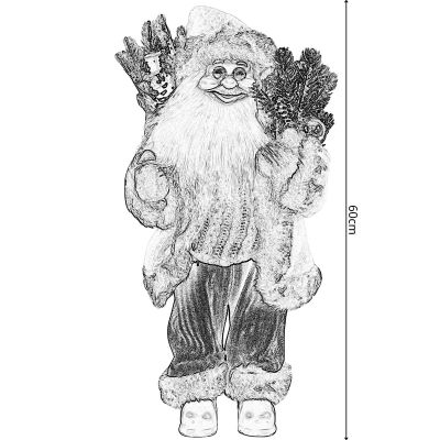 6. 60 CM MICA DECORATIVE SANTA