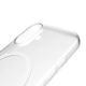 7. Puro Lite Mag TPU+PC Case Compatible with MagSafe for iPhone 17 - Transparent with White Ring
