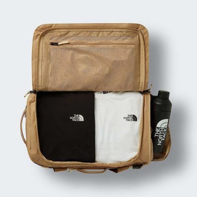 3. The North Face Base Camp Sports Bag 42L Polyester, Thermoplastic Polyurethane Elastomers (TPU) Brown