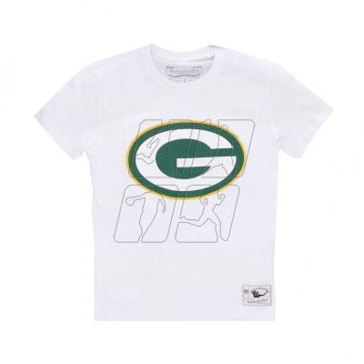 Mitchell &amp; Ness NFL Team Logo Tee Green Bay Pacers M BMTRINTL1053-GBPWHIT