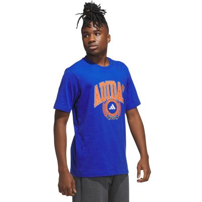 10. Men's adidas Varsity Crest T-shirt blue JN2515