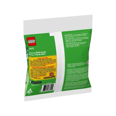 2. LEGO Minecraft 30672 Steve and the Baby Panda