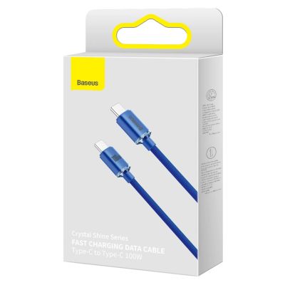 7. Baseus CAJY000703 USB-C - USB-C PD cable 100W 480Mb/s 2m - blue
