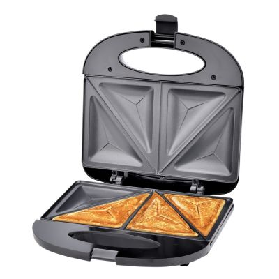 13. Esperanza ASIAGO EKT011 sandwich maker (1000W; black and silver)