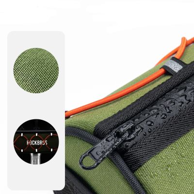 9. Rockbros TL002 ROAD TO SKY 1.5L Handlebar Bag Waterproof - Green