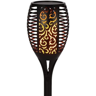 2. SOLAR TORCH DANCING FLAMES 12X12X78CM 36 LED XXXL