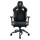 9. COUGAR CGR-T2F-GLB Universal Gaming Chair with Padded Upholstered Seat, Black