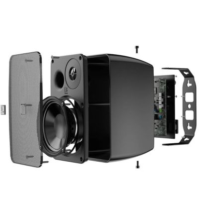 2. AUDAC 2-WAY STEREO SPEAKER SYSTEM 2X40W BLACK