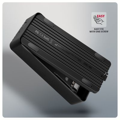 13. Axagon EEM2-40G Hard Drive Enclosure SSD Case Black M.2