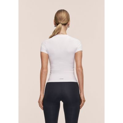 2. CASALL Defined Rib Tee Women's T-Shirt, White