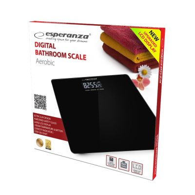 9. Esperanza Aerobic EBS002K Bathroom Scale (Black)