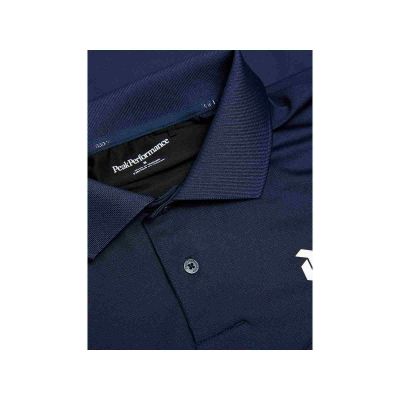 4. PEAK PERFORMANCE M Swift Polo Men's T-Shirt, Navy Blue
