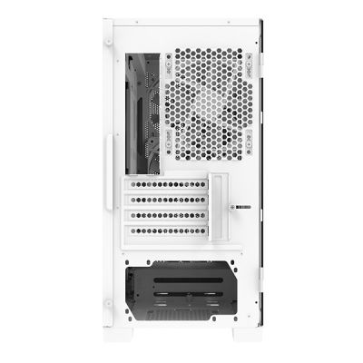 7. Montech AIR 100 ARGB, Micro-ATX, Tempered Glass - White
