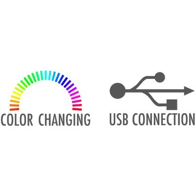 19. HANGING DECORATIVE COMET 35LED RGB USB