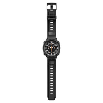 5. Spigen Rugged Armor Pro Case Strap for Samsung Galaxy Watch Ultra 2 2026 47mm - Matte Black